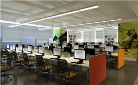 創思科技職員辦公區