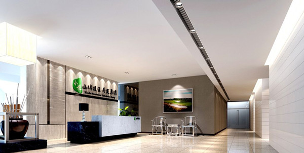 碧江上海辦公家具前臺接待區設計