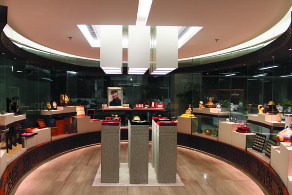 上海辦公家具廠家——碧江辦公家具網為漢今國際打造的產品展示區