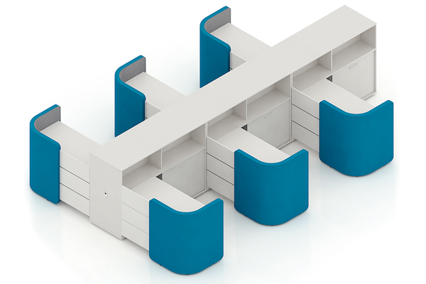 SU系列職員屏風(fēng)辦公桌