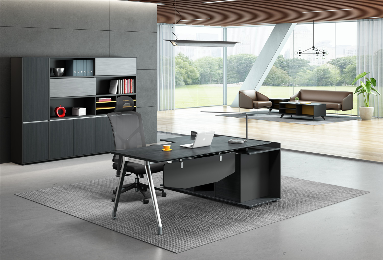 板式組合辦公桌