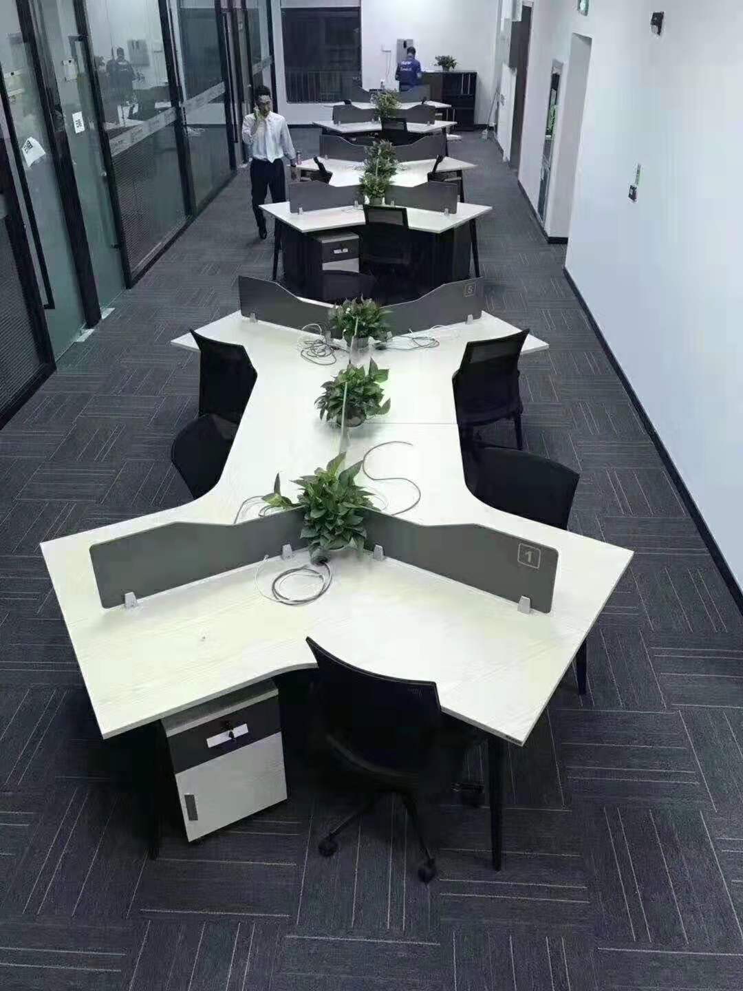 屏風六人辦公桌 屏風六人辦公桌