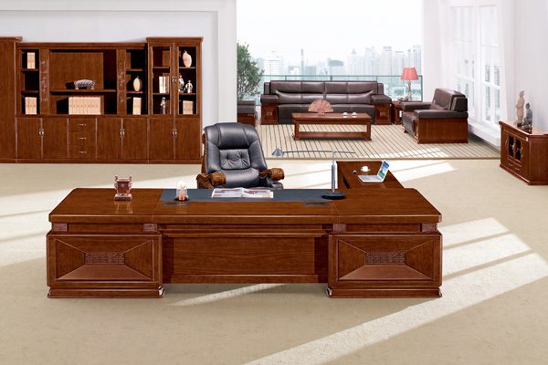 實木油漆大班臺——迪盛系列辦公桌H06D42,36,32 實木油漆大班臺——迪盛系列辦公桌H06D42,36,32