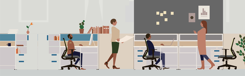 辦公隔斷辦公桌