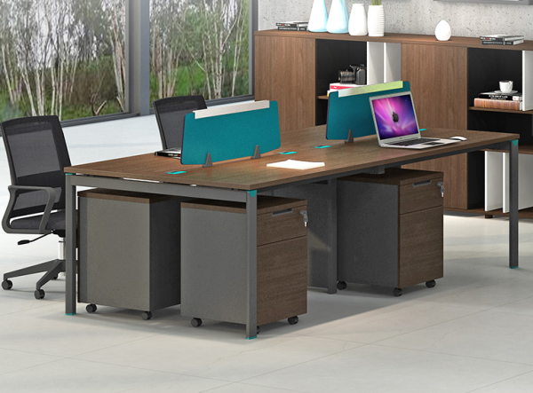 屏風辦公桌2人位簡約現代家具新款四人6人職員桌 屏風辦公桌2人位簡約現代家具新款四人6人職員桌