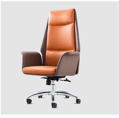 北歐真皮休閑辦公室旋轉老板椅現代簡約舒適家用升降后仰電腦椅 北歐真皮休閑辦公室旋轉老板椅現代簡約舒適家用升降后仰電腦椅