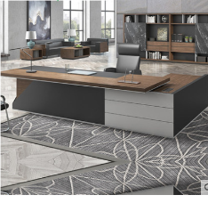 總裁桌老板桌簡約現代辦公家具新款經理桌大班臺主管桌 總裁桌老板桌簡約現代辦公家具新款經理桌大班臺主管桌